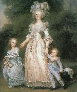 unknow artist Marie Antoinette with her children oil painting on canvas